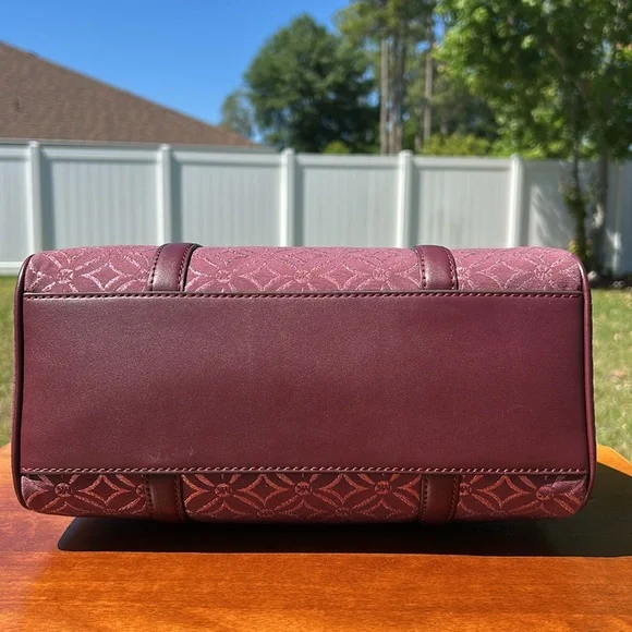 Michael Kors Burgundy Satchel - Picture 12 of 16